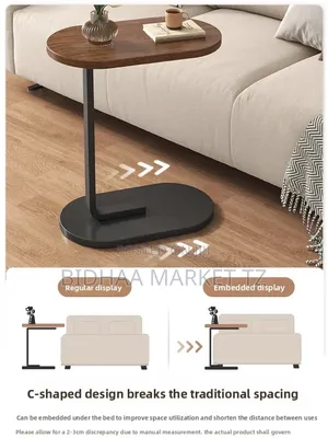 C-Shaped Side Table | Modern Sofa Side Table