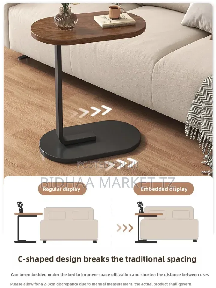 C-Shaped Side Table | Modern Sofa Side Table