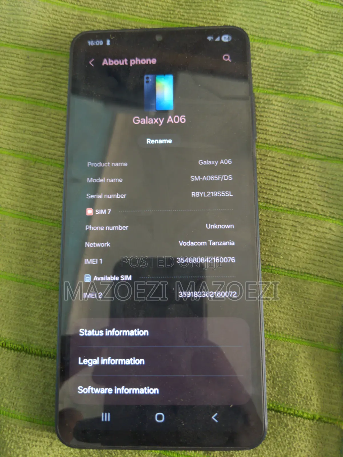 Samsung Galaxy A06 64 GB Gray