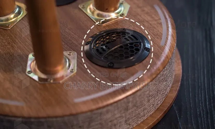 Smart Side TABLE With Built in Bluetooth SPEAKER and Wireless Charging
