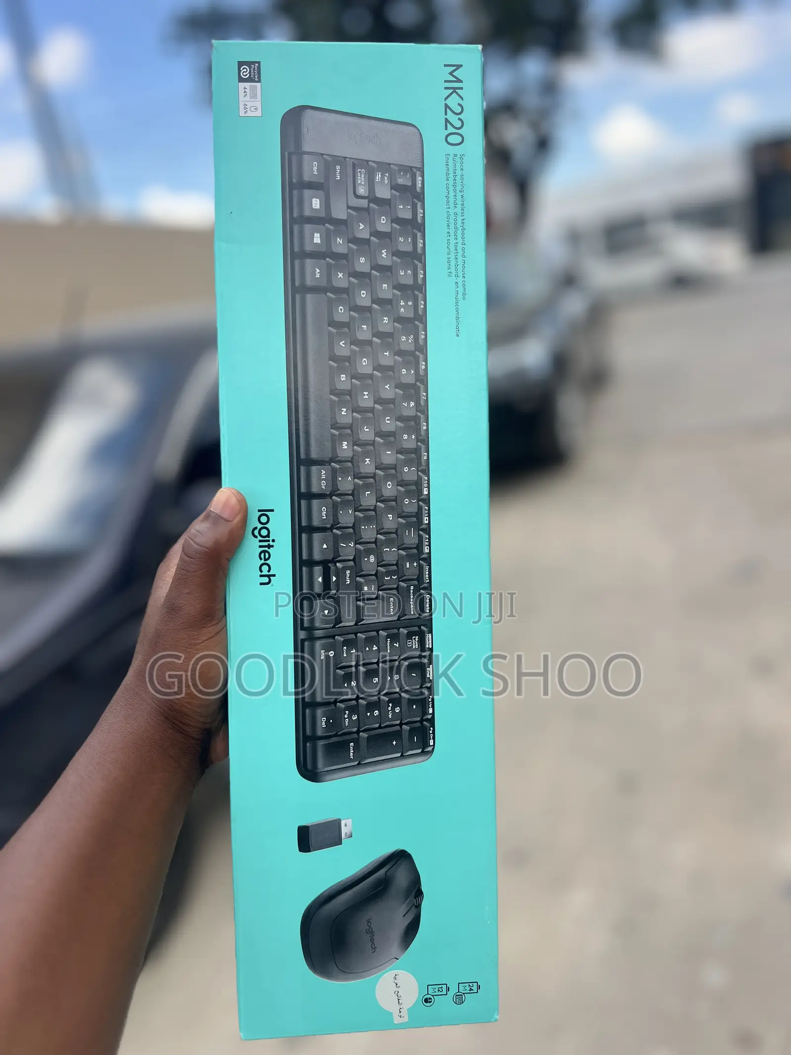 Logitech MK220 Compact Wireless Keyboard + Mouse Combo