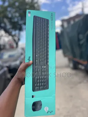 Logitech MK235 Full-Size Wireless Keyboard + Mouse Combo