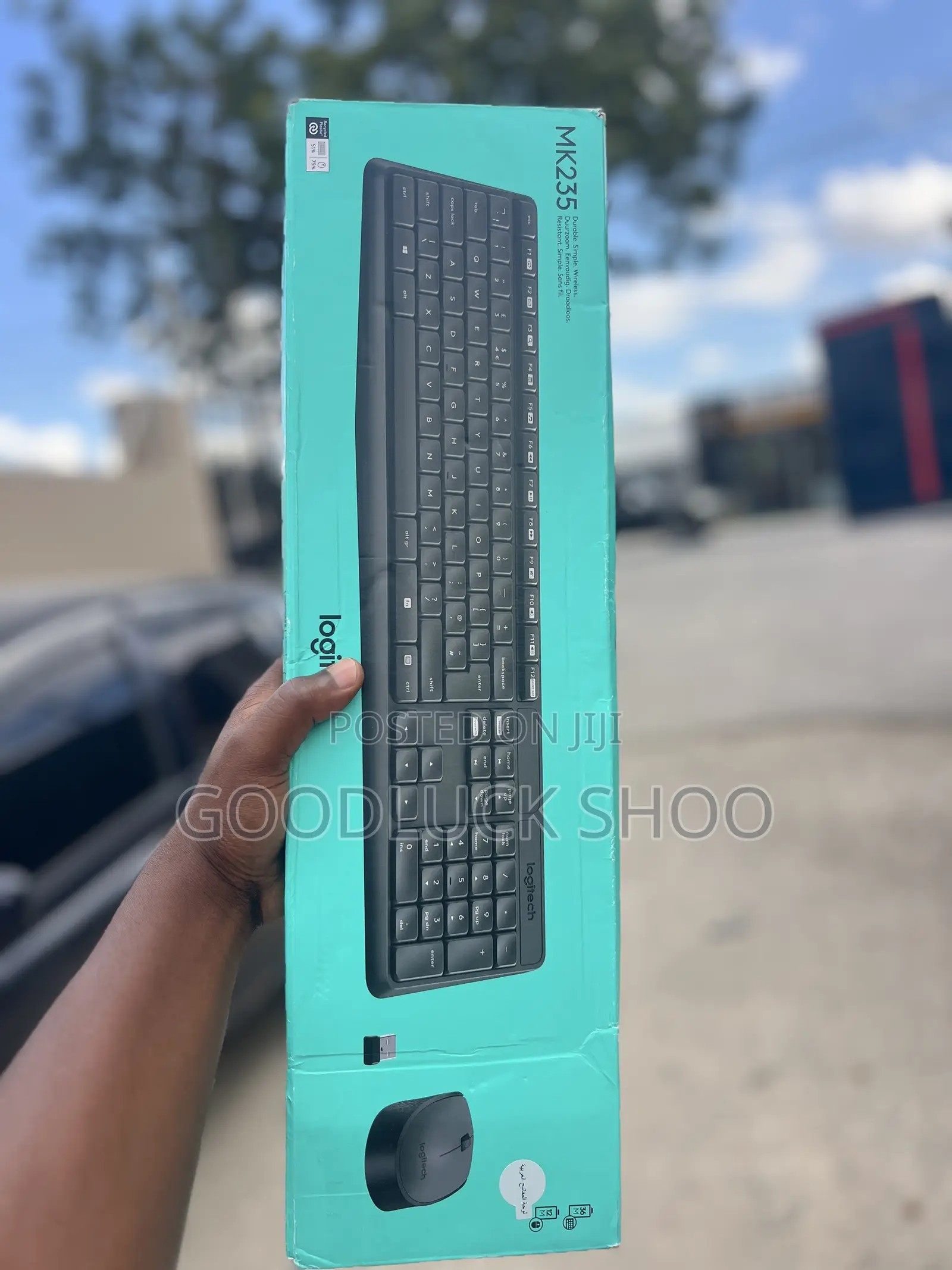 Logitech MK235 Full-Size Wireless Keyboard + Mouse Combo