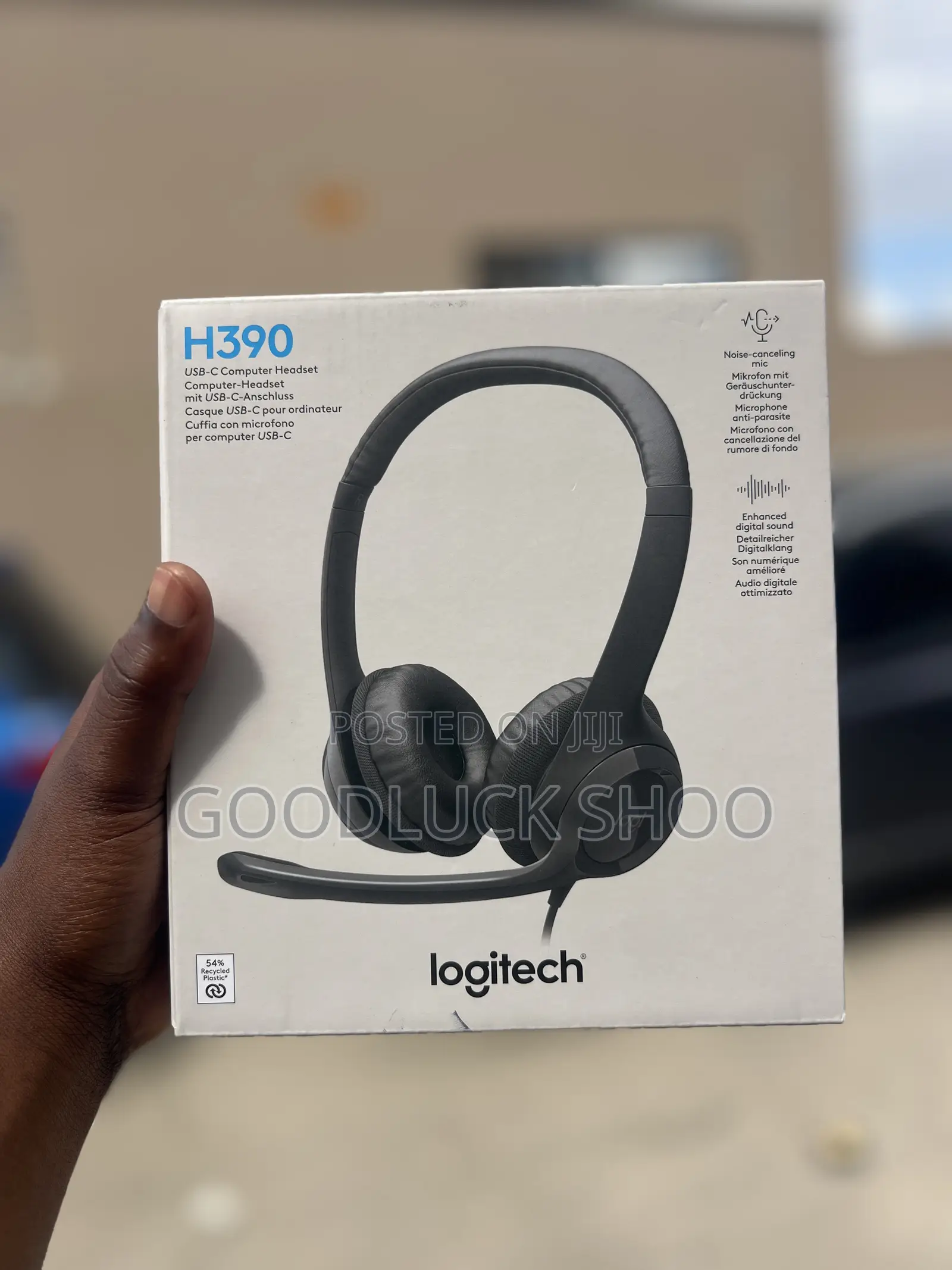 Logitech H390 - Wired USB Stereo Headset With Mic