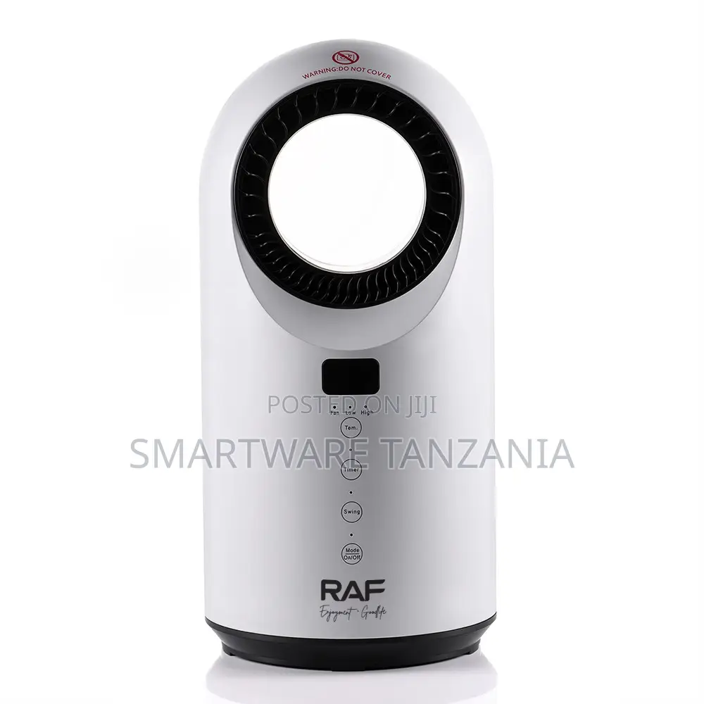 RAF R.951 Bladeless Fan Heater Vertical LED Control Fire Retardant