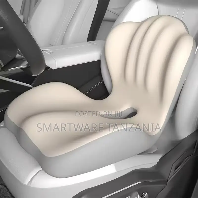 Car Seat Cushion Seat Backrest Pillow Memory Foam Lumbar Support