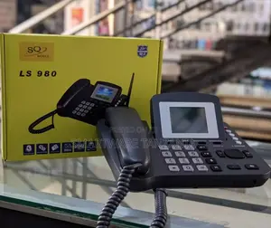 SQ Mobile LS 980 Corded Dual Sim Card With FM Radio, SMS, and Display