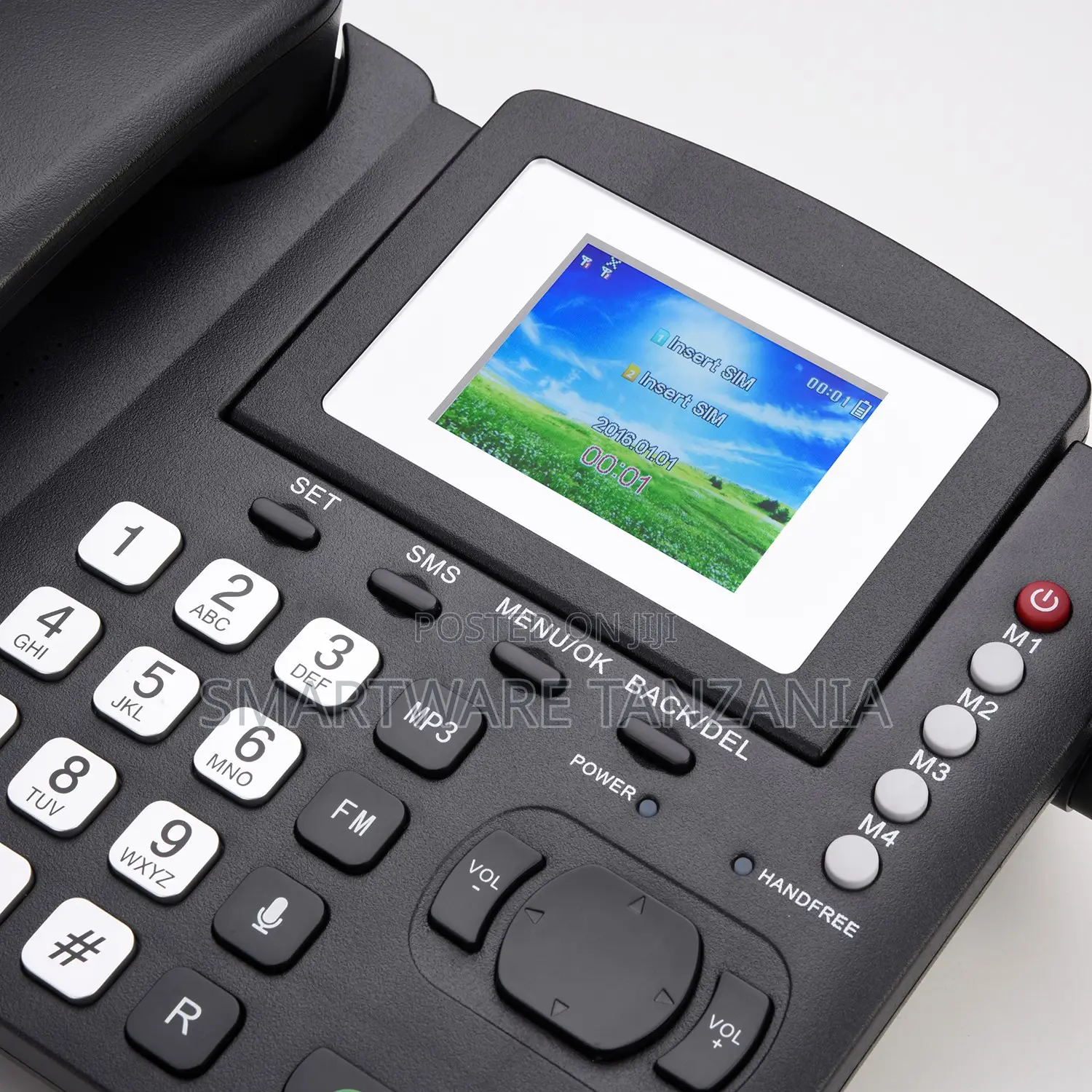 SQ Mobile LS 980 Corded Dual Sim Card With FM Radio, SMS, and Display
