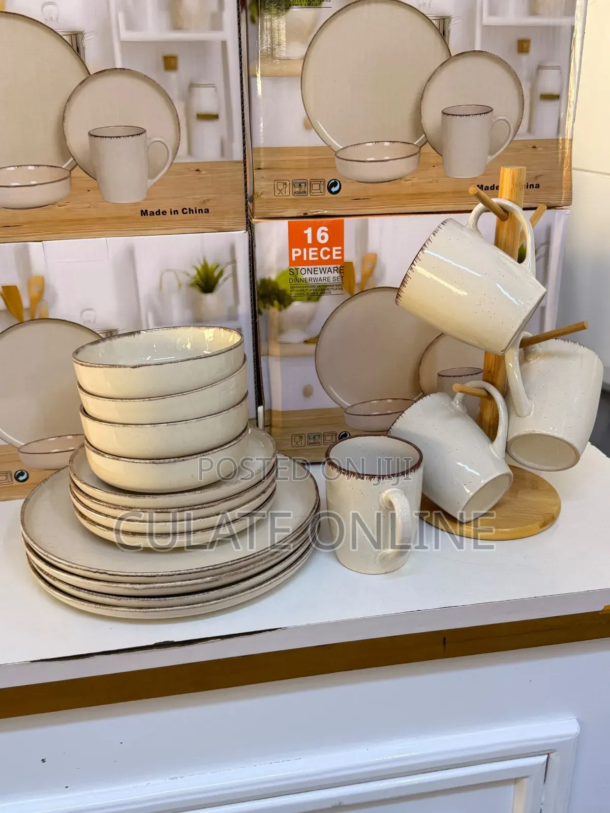 16pcs Stoneware Dinner Set