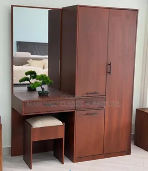 Two Doors Wardrobe With Dressing Table Feature