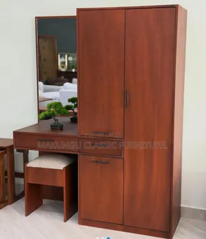 Two Doors Wardrobe With Dressing Table Feature