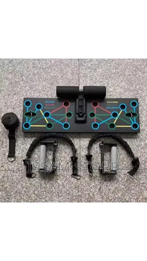 Pushup Board With Resistance Bands