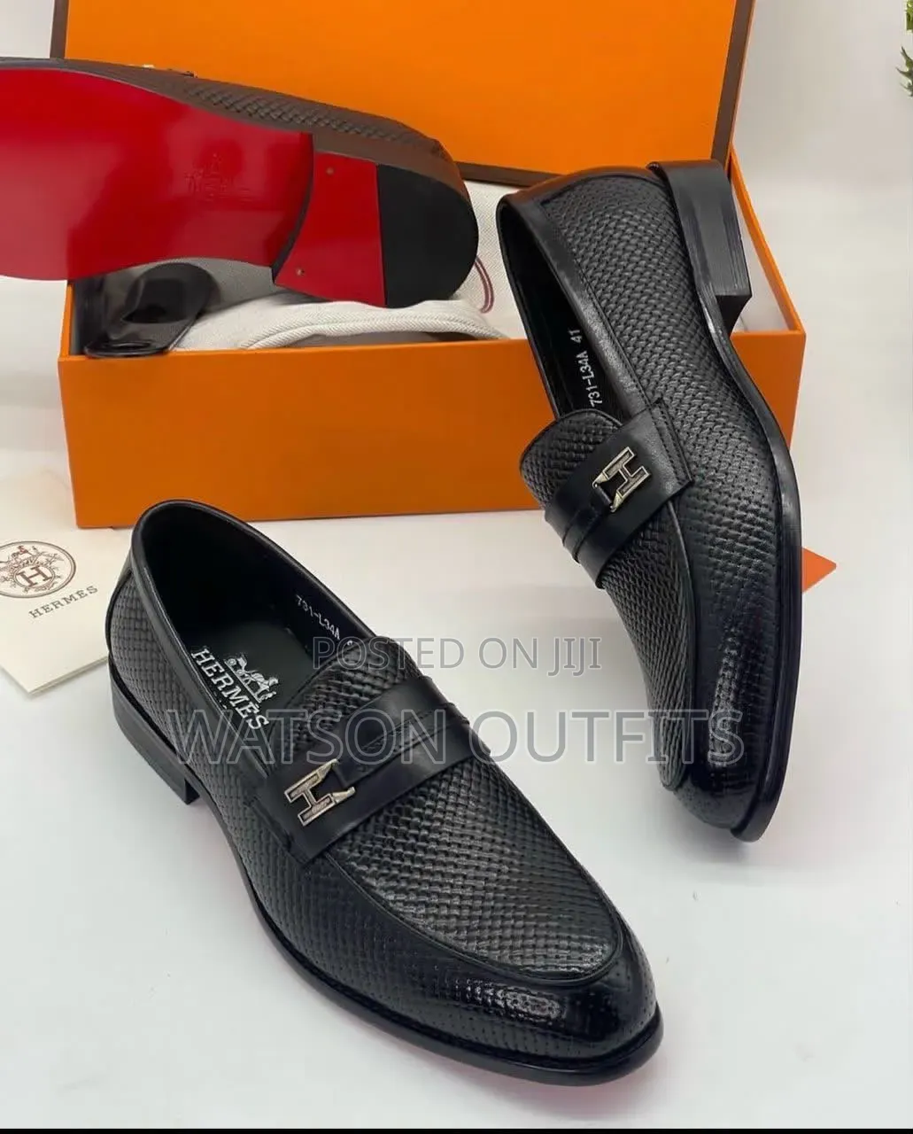 1 Colour Gucci Brand Men's Leather Mocca or Shoes Looking Nice