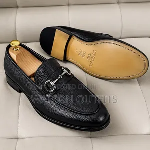 1 Colour De'Rossi Brand Italy Made Men's Leather Loafers or Shoes