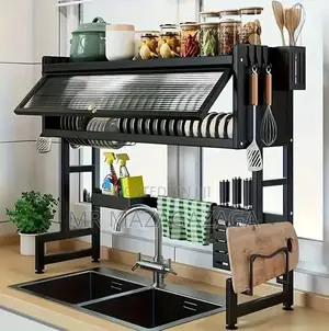 Sink Dish Drainer Drying Rack