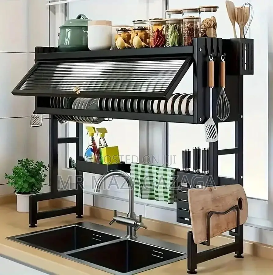 Sink Dish Drainer Drying Rack