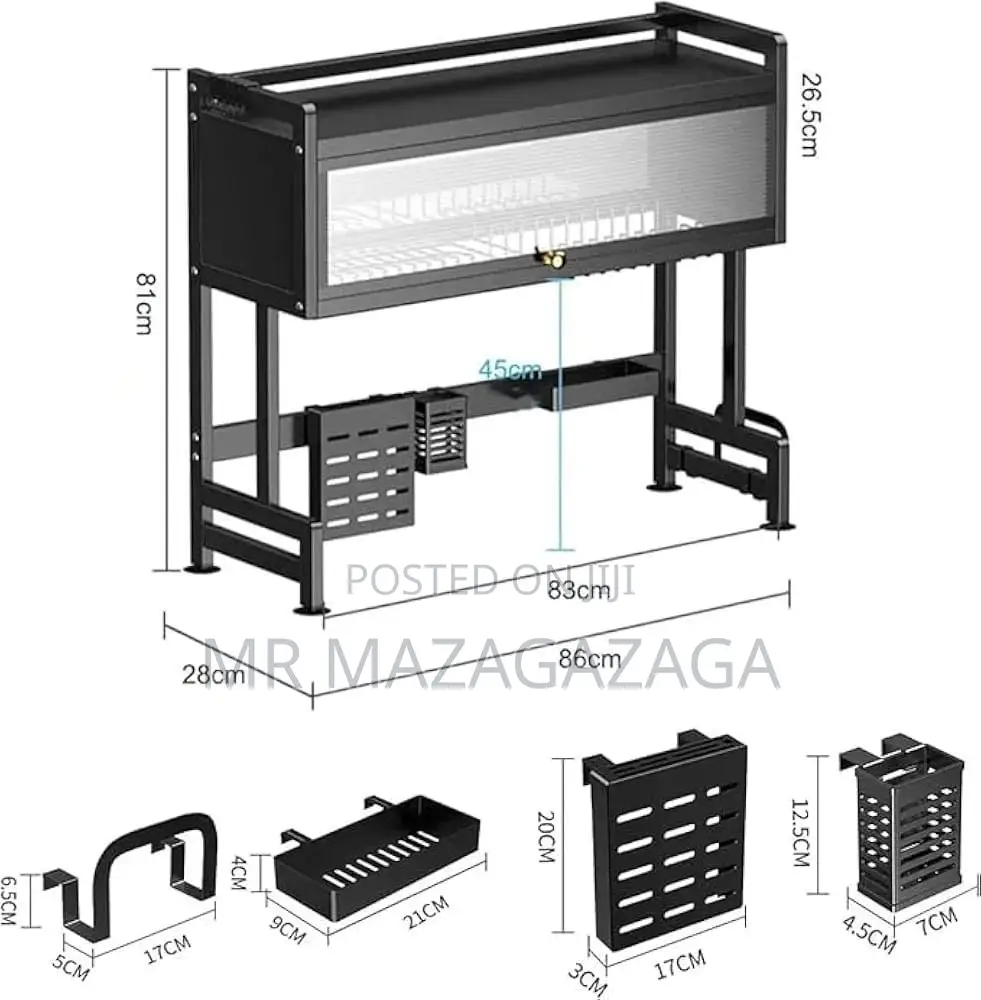 Sink Dish Drainer Drying Rack