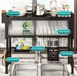 Classic Kitchen Organizer Sink Dish Drainer Drying Sink Rack
 1 Layer