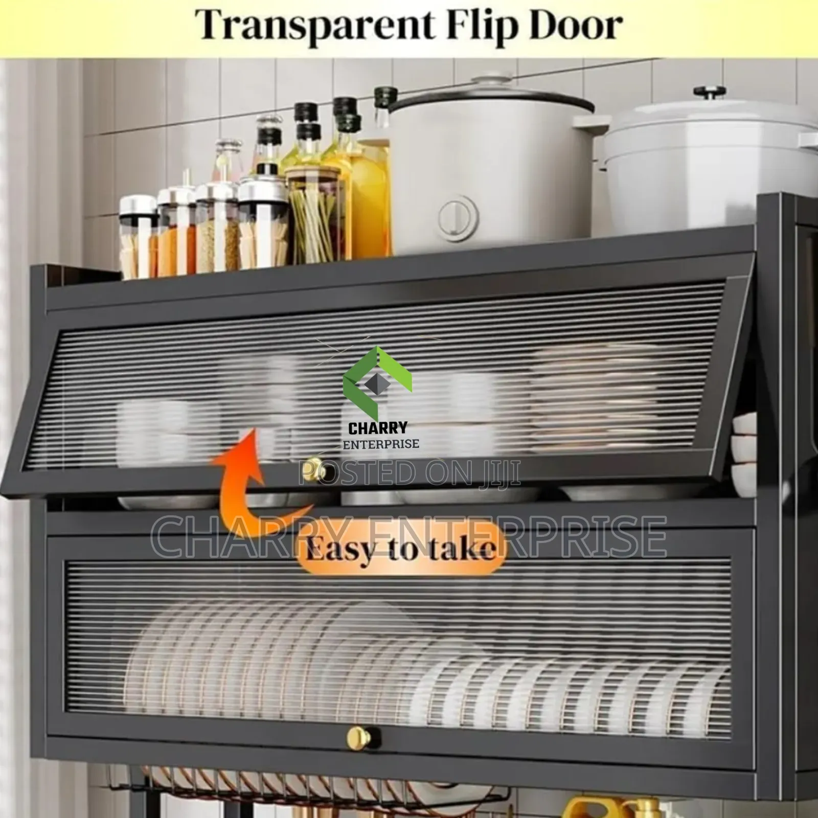 Kitchen Organizer 2Layer Sink Dish Drainer Drying Rack Dust Oil Proof