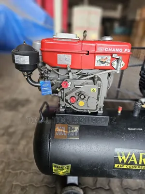 Warrior Diesel Air Compressor 300L 7.5HP