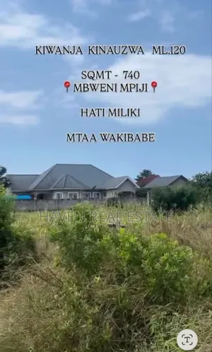 Plot for Sale at Mbweni Mpiji