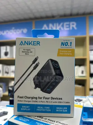 Anker Charger 140w Charging 4 Devices