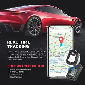 Mini Magnetic GPS Tracker | SMS-Controlled SIM Card Tracker – No App