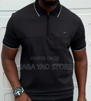 New Fashion Banding Collar Casual Short-Sleeved T-Shirts