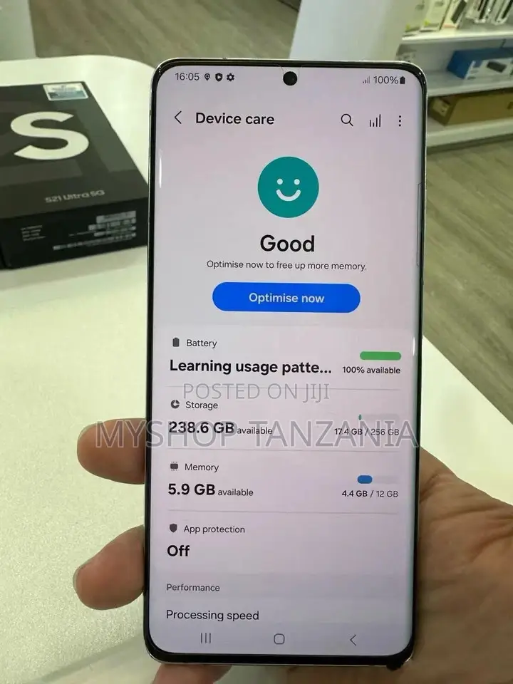 Samsung Galaxy S21 Ultra 5G 128 GB Blue