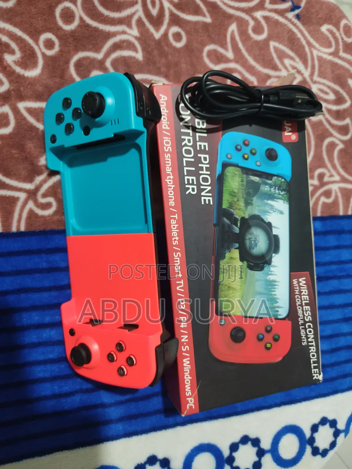 Wireless Mobile Gaming Controller – RGB Lights | Android, iPhone