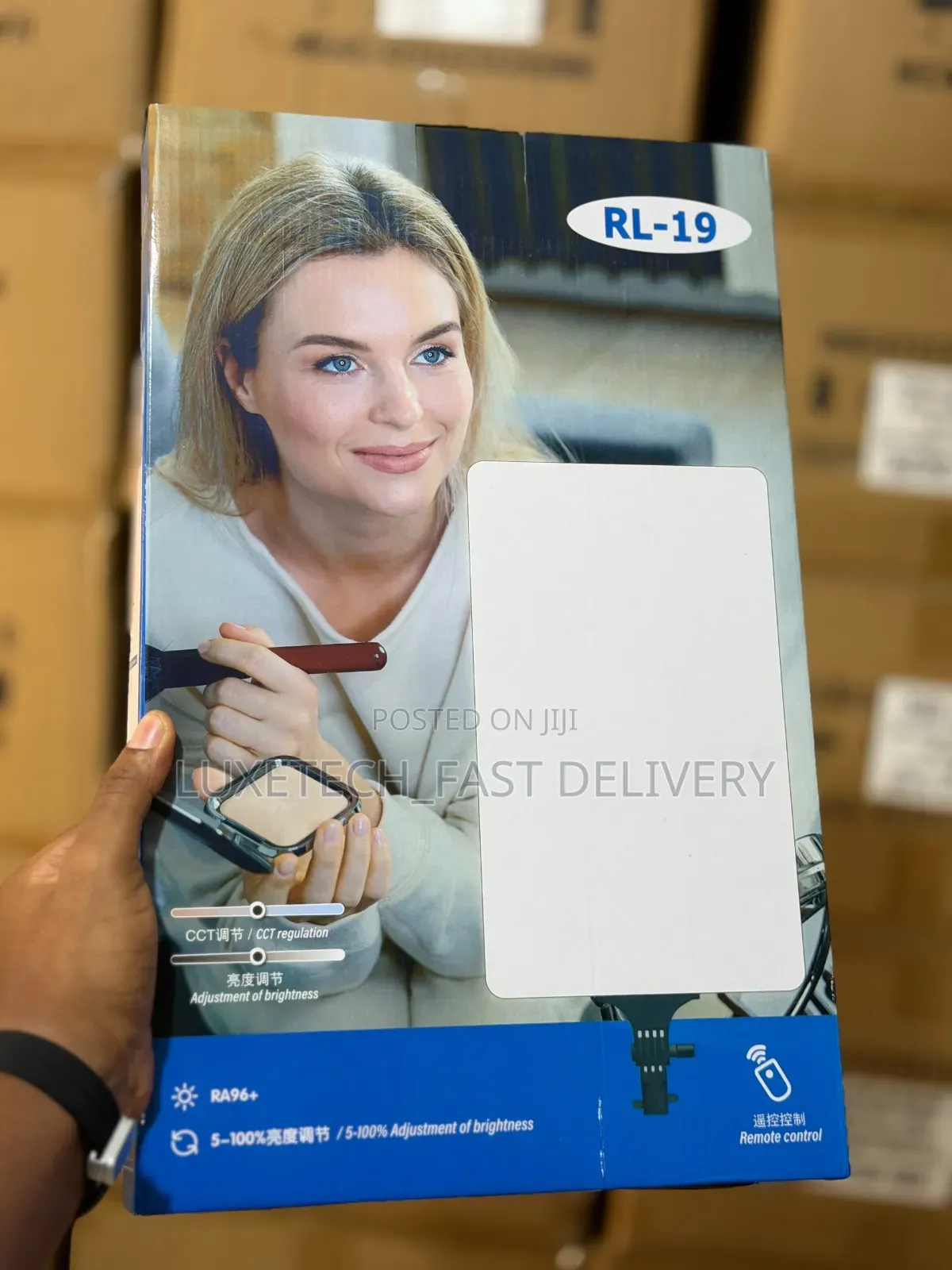 RL-19 LED Soft Light Panel With Remote (Bi-Color, Dimmable)