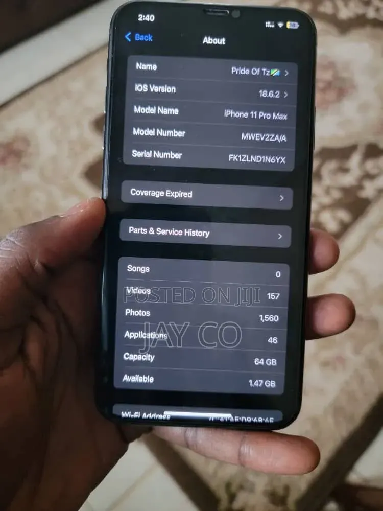 Apple iPhone 11 Pro Max 64 GB Gray