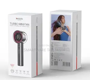 Yesido Turbo Mini Fan, Handheld, 5-Speed, 16H Working Time, USB-C
