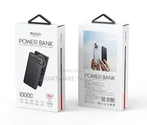 Yesido Power Bank 10000mAh, 15W Wireless Fast Charging, LCD Display