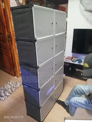 Kabati La Plastic Imara Milango Miwili