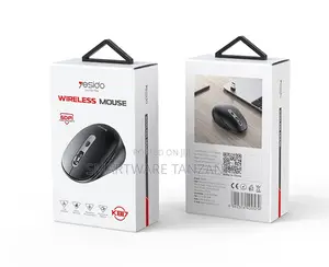 Yesido Wireless Mouse, 2.4GHz USB Receiver, 6 DPI Settings, Ergonomic
