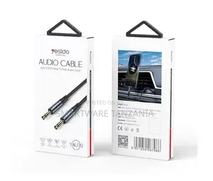 Yesido AUX 3.5mm Male to Male Audio Cable, 1.5m Length, Braided Design