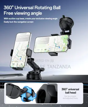 Yesido Car Holder Suction Cup for Smartphone Mounting, Adjustable