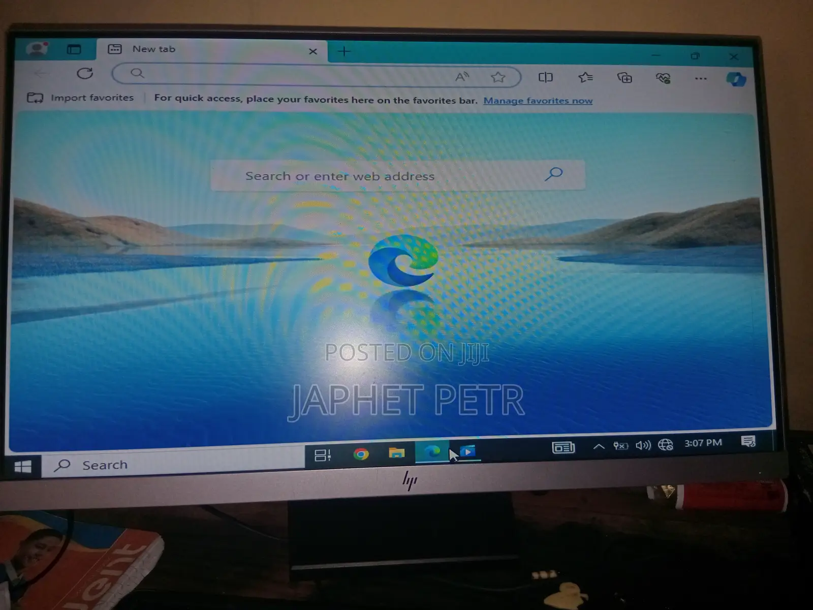 HP 24-Inch Monitor Inauzwa (Used - Excellent Condition)