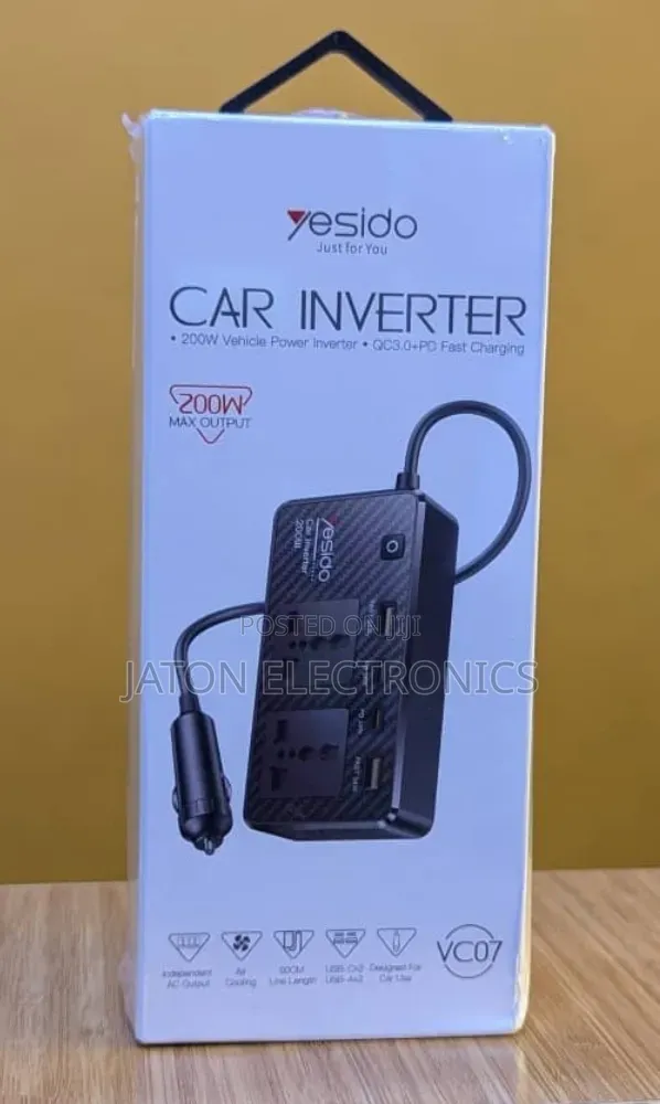 Yesido Car Inverter 200watts