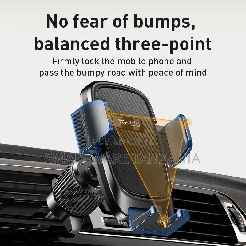Yesido Car Holder Air Vent Phone Bracket, 360-Degree Rotation