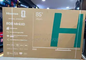Hisense TV Inch 85 RGB Miniled Smart Ultra Hd