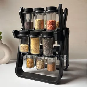 18 Jars Rotating Spice Rack