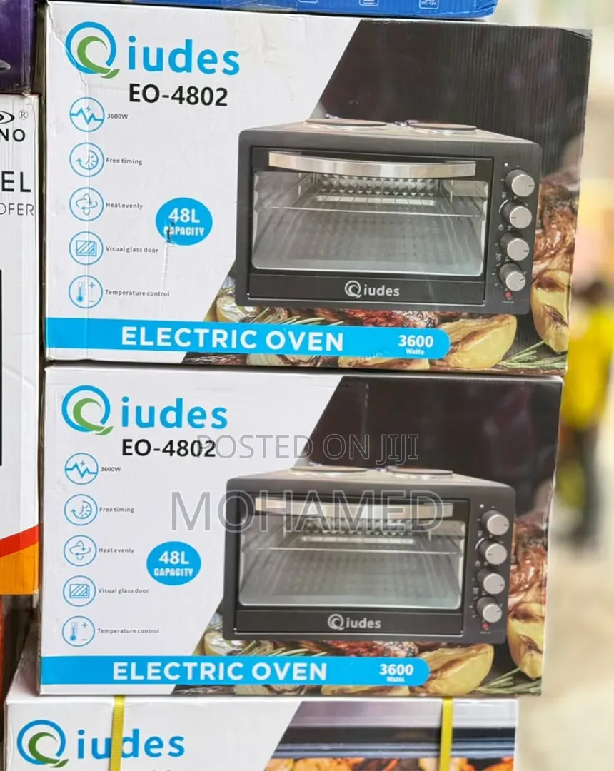  Qiudes Oven 48l With Hotplates 