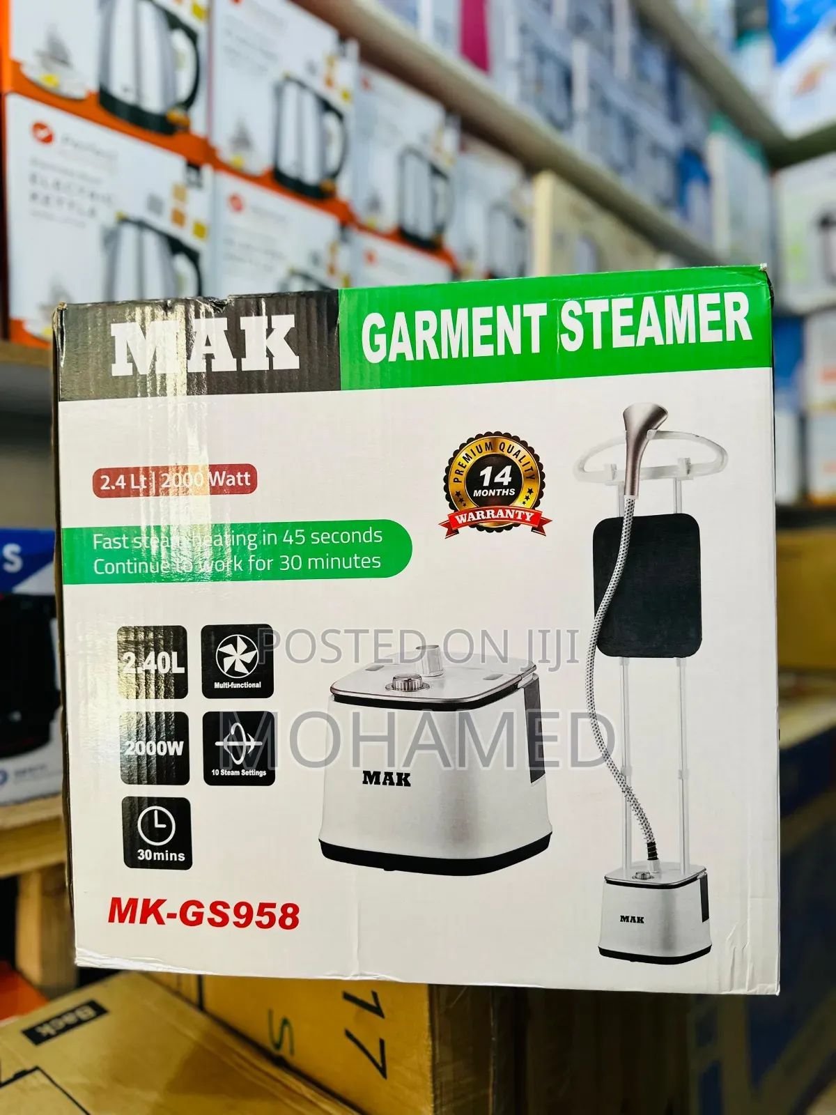  Ofa Kali – Mak Garment Steamer Mk-Gs958 