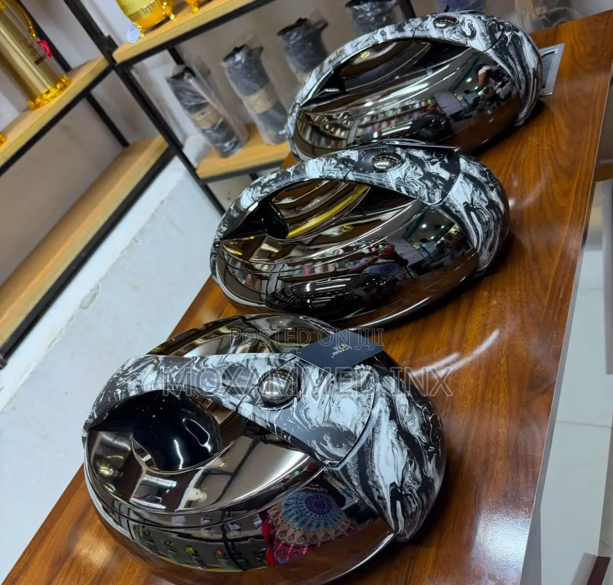3-Piece Set of Pebble-Shape Insulated Luxury Food Warmers