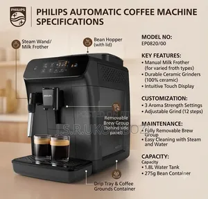 *Philips Automatic Coffee Machine Ep0820 at 