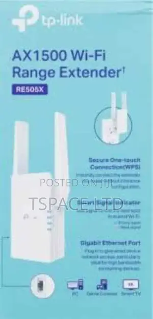 Tp Link Re505x Ax1500 Mesh Wi-Fi 6 Range Extender
