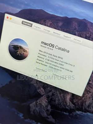 Desktop Computer Apple iMac 4GB Intel Core i3 HDD 500GB