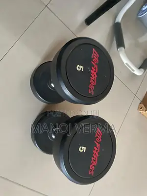 Brand New Life Fitness 5kg Dumbbells (Pair) – TZS 80,000